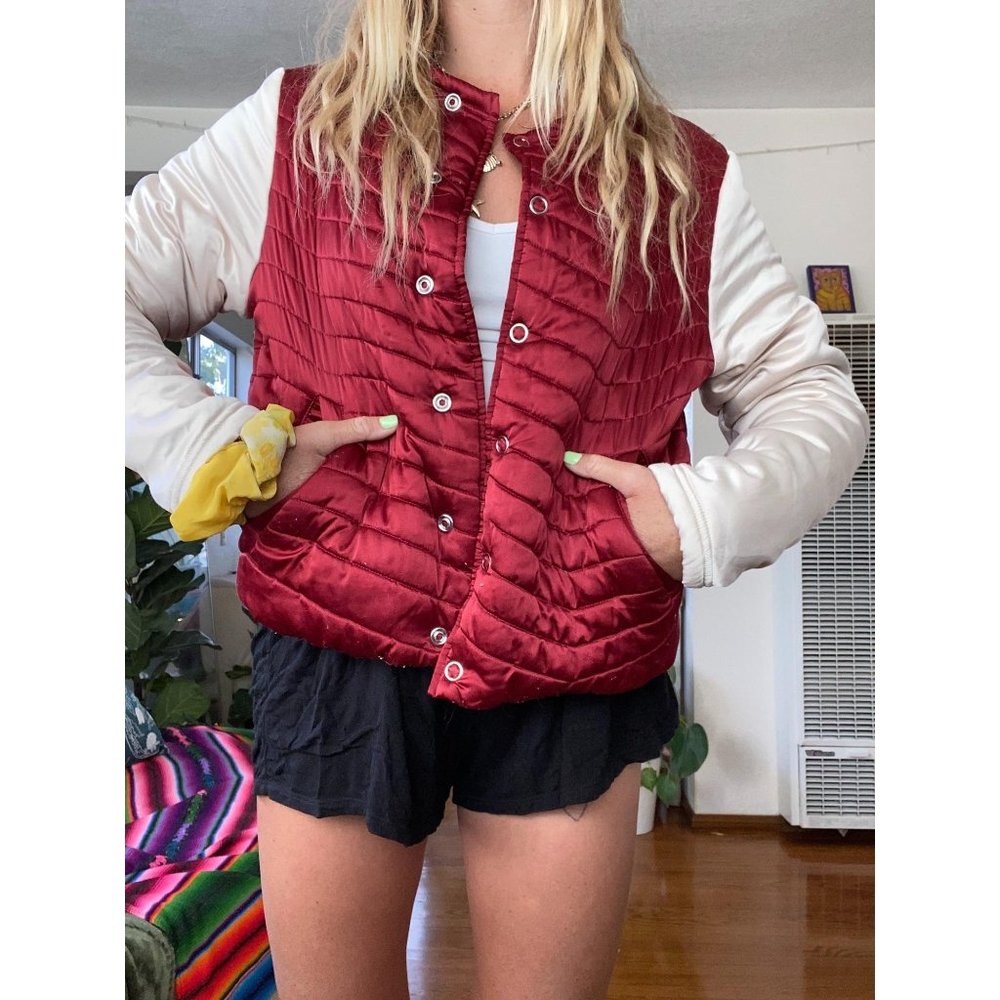 Urban Outfitters Silky Button Down Jacket